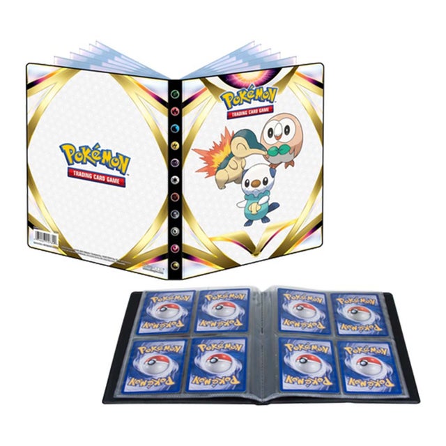 pokemon sword and shield card binder Binder 4 Pocket Palafin Hero Form Pokémon Card Game main image 1