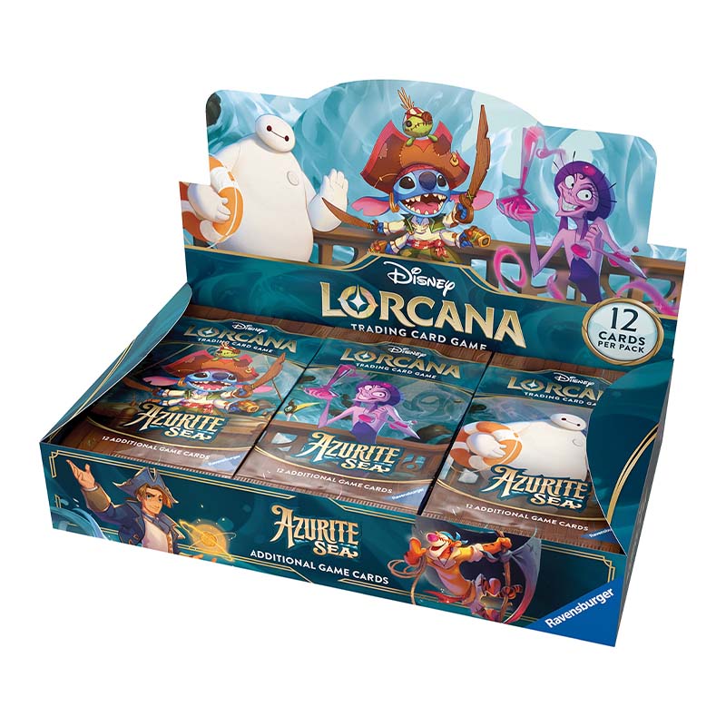 Disney Lorcana TCG Booster Display (24 Packs) - Azurite Sea
