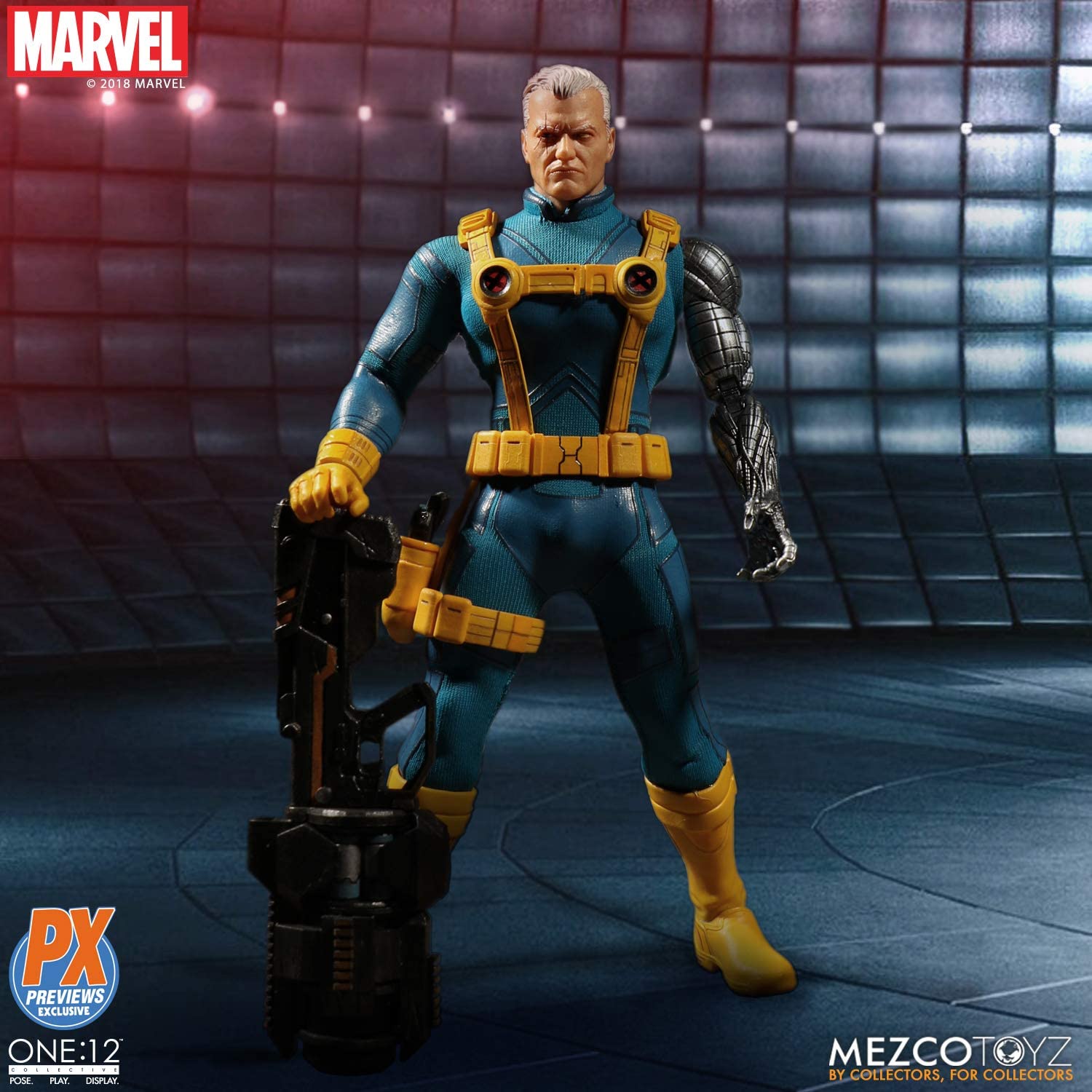 Mezco One:12 Collective Marvel Cable Action Figure (PX