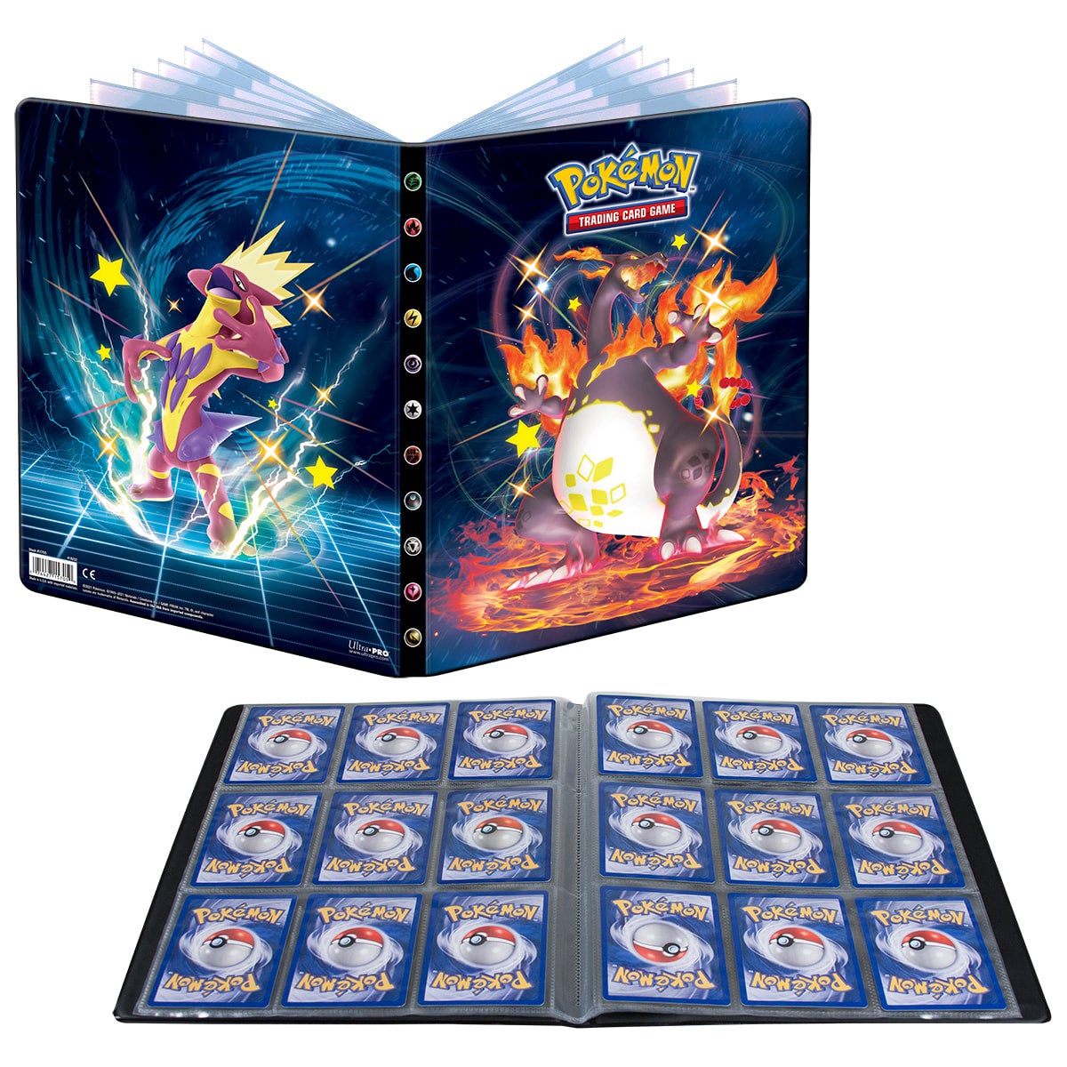 Ultra Pro 4-Pocket Portfolio Card Binder - Pokemon TCG Sword & Shield 3 Shiny VMax Charizard | Expired Robot Ultra Pro 4-Pocket Portfolio Card Binder - Pokemon TCG Sword & Shield 3 Shiny VMax Charizard | Expired Robot