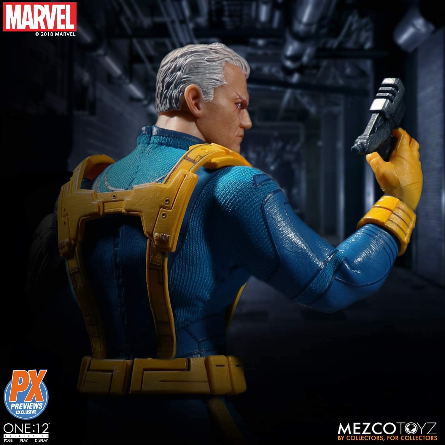 Mezco One:12 Collective Marvel Cable Action Figure (PX