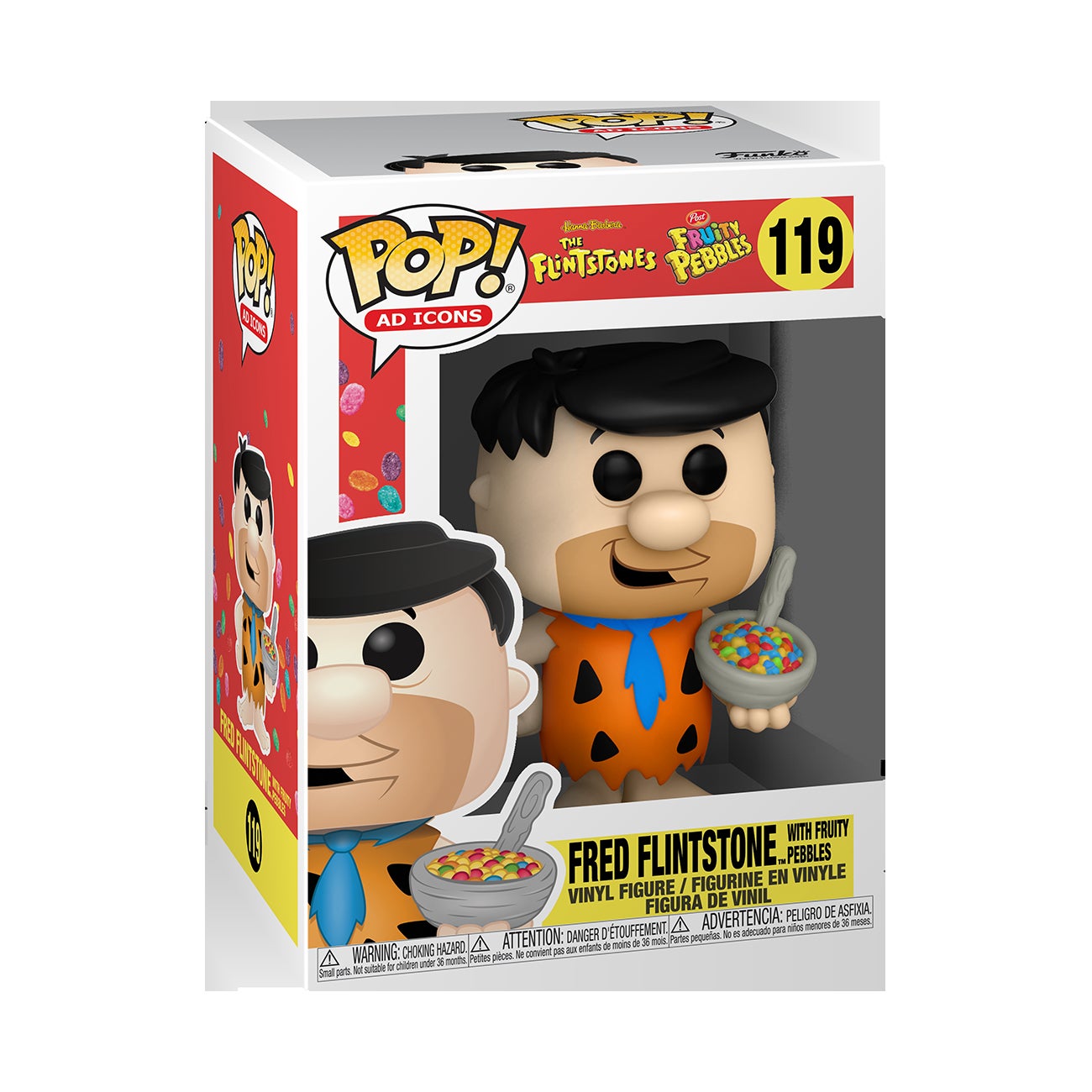 Funko POP! Vinyl Figure AD Icons Flintstones Fred Flintstone w/Fruity
